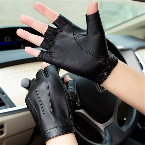 FINGERLESS LEATHER GLOVES FALL